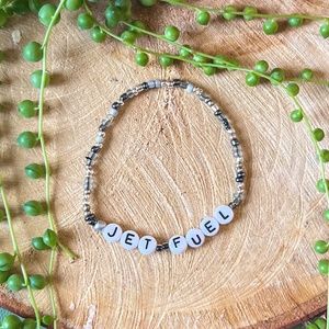 Jet Fuel | Mac Miller Inspired Bead Bracelet | Stretch Fit | Song Artist Tribute